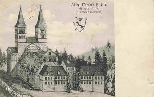 AK / Ansichtskarte  Murbach Guebwiller Alsace 68 Haut-Rhin Abbaye Abtei