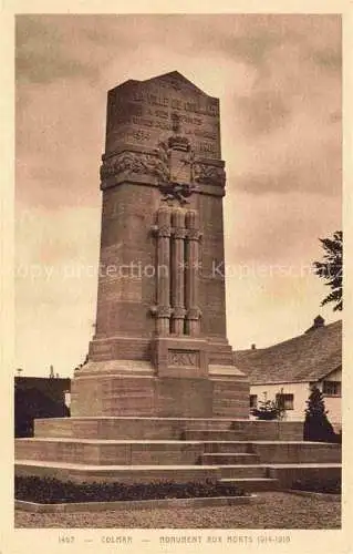 AK / Ansichtskarte  COLMAR 68 Haut-Rhin Monument aux Morts 1914-1916 Kriegerdenkmal