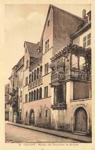 AK / Ansichtskarte  COLMAR 68 Haut-Rhin Maison des Chevaliers de Saint Juan