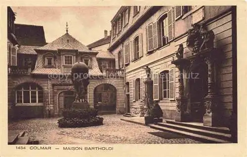 AK / Ansichtskarte  COLMAR 68 Haut-Rhin Maison Bartholdi Monument