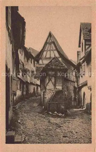 AK / Ansichtskarte  Eguisheim Egisheim 68 Haut Rhin Maison à pignon