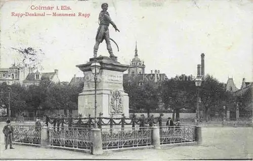 AK / Ansichtskarte  COLMAR 68 Haut-Rhin Rapp-Denkmal Monument Rapp
