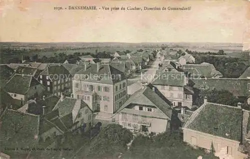 AK / Ansichtskarte  DANNEMARIE  Dammerkirch Alsace 68 Haut-Rhin Vue prise du clocher