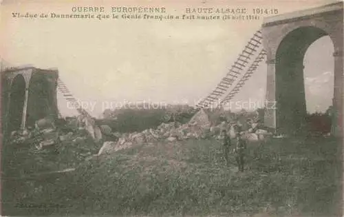 AK / Ansichtskarte  DANNEMARIE  Dammerkirch Alsace 68 Haut-Rhin Grande Guerre 1914-16 Viaduc détruit Truemmer 1. Weltkrieg