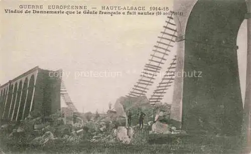 AK / Ansichtskarte  DANNEMARIE  Dammerkirch Alsace 68 Haut-Rhin Grande Guerre 1914-16 Viaduc détruit Truemmer 1. Weltkrieg