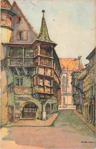 AK / Ansichtskarte  COLMAR 68 Haut-Rhin Peinture Kuenstlerkarte
