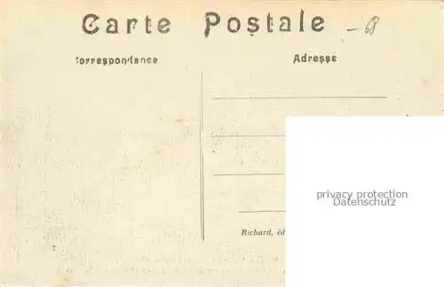 AK / Ansichtskarte  Steinbach 68 Haut-Rhin Grande Guerre 1914-15 Entrée d'une tranchée francaise Schuetzengraben 1. Weltkrieg