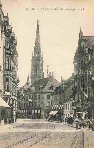AK / Ansichtskarte  MULHOUSE Muehlhausen 68 Alsace Rue du Sauvage