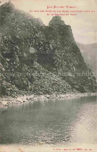 AK / Ansichtskarte  Lac Blanc Haut-Rhin Weisser See Orbey 68 Haut-Rhin Un coin des rives du Lac Blanc et Château de Hans