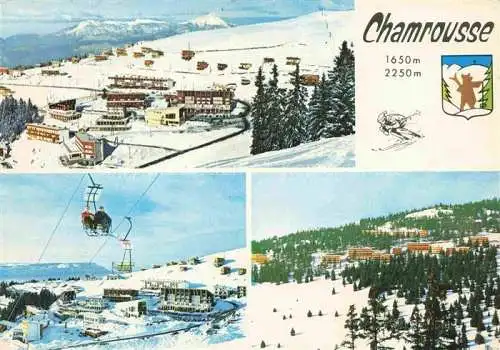 AK / Ansichtskarte  Chamrousse 38 Isere Vues de la station et de Bachat-Bouloud Wintersportplatz Alpen