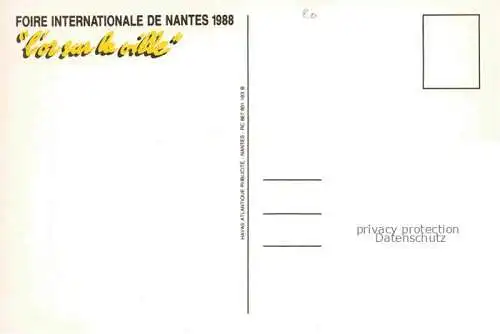 AK / Ansichtskarte  NANTES 44 Loire-Atlantique Foire Internationale de Nantes La Beaujoire Kuenstlerkarte