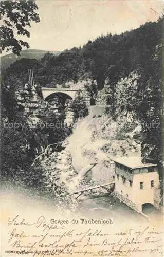 AK / Ansichtskarte  Taubenlochschlucht Biel-BIENNE BE Panorama