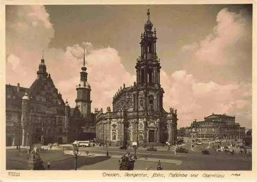 AK / Ansichtskarte  Foto Hahn Nr. 10898 Georgentor Opernhaus Schloss Dresden 