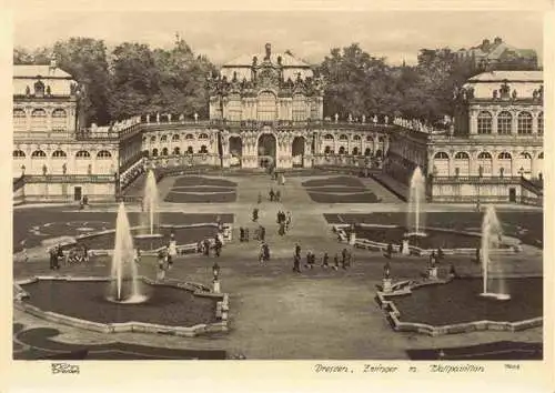 AK / Ansichtskarte  Foto Hahn Nr. 7605 Zwinger Wallpavillon Dresden