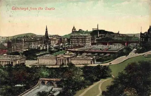 AK / Ansichtskarte  EDINBURGH  SCOTLAND UK As seen from the castle