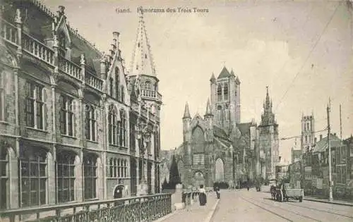 AK / Ansichtskarte  Gand  GENT Belgie Panorama des Trois Tours