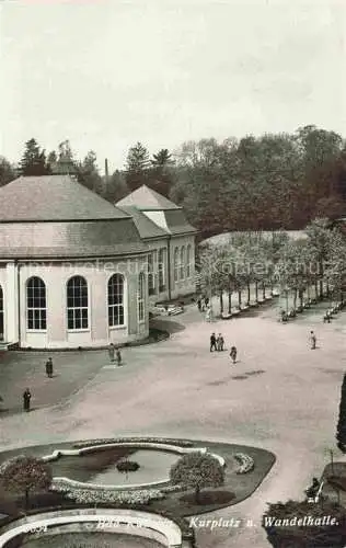 AK / Ansichtskarte  Bad Kudowa Kudowa-Zdroj Niederschlesien PL Kurplatz und Wandelhalle