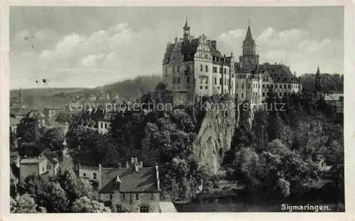 AK / Ansichtskarte  Sigmaringen BW Panorama Blick zum Schloss