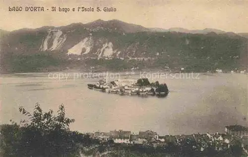 AK / Ansichtskarte  Isola San Giulia Panorama Lago d'Orta