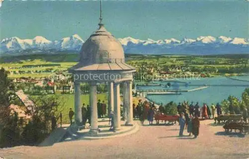 AK / Ansichtskarte  Biel Bienne BE Pavillon Felseck et les Alpes