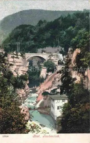 AK / Ansichtskarte  Biel Bienne BE Taubenlochschlucht