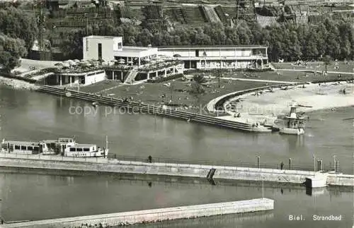 AK / Ansichtskarte  Biel Bienne BE Strandbad