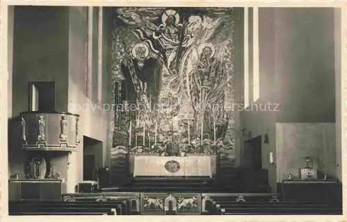 AK / Ansichtskarte  Fontenais Porrentruy JU Maître-autel de l'église Altar