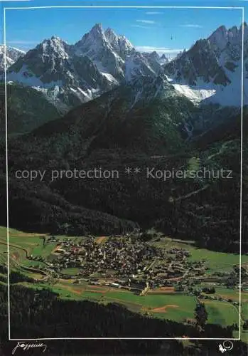 AK / Ansichtskarte  Innichen Suedtirol Panorama mit Dreischusterspitze Sextener Dolomiten Cima tre Scarperi Dolomiti