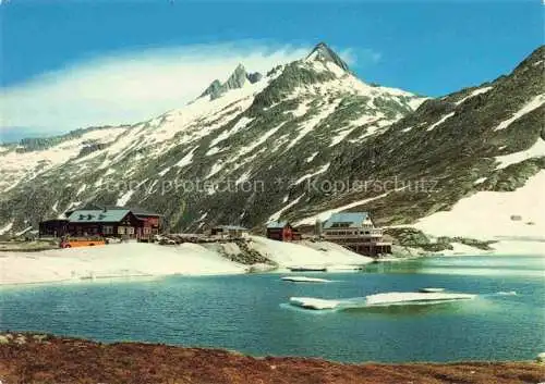 AK / Ansichtskarte  Grimsel Passhoehe mit Totensee und den Gerstenhoerner