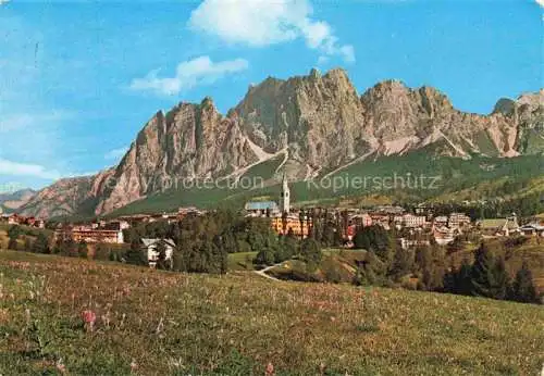 AK / Ansichtskarte  Cortina d Ampezzo Veneto IT Panorama Il Pomagagnon Dolomiten