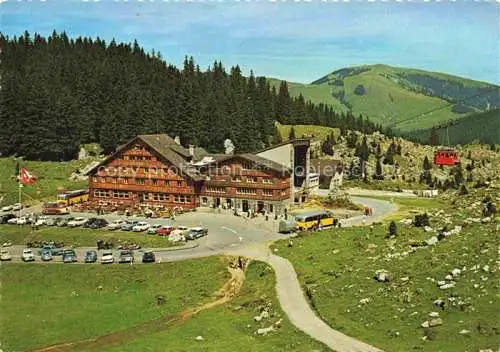 AK / Ansichtskarte  Schwaegalp AR Berggasthof Bahnhofbuffets der Saentisschwebebahn