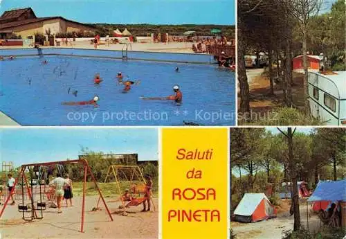 AK / Ansichtskarte  Rosa Pineta Rosapineta Rosolina Mare Rovigo IT Freibad Campingplatz Kinderspielplatz