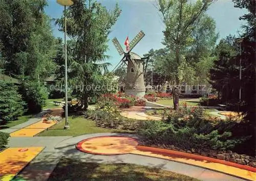 AK / Ansichtskarte  Studen Biel-BIENNE BE Café Florida Minigolf Windmuehle