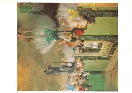 AK / Ansichtskarte  DEGAS Edgar Kuenstlerkarte Ballett danse Louvre Musee de l'Impressionni