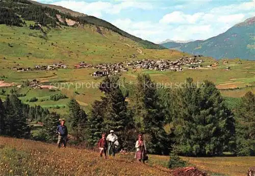 AK / Ansichtskarte  Fiss Tirol AT Landschaftspanorama Bergwandern