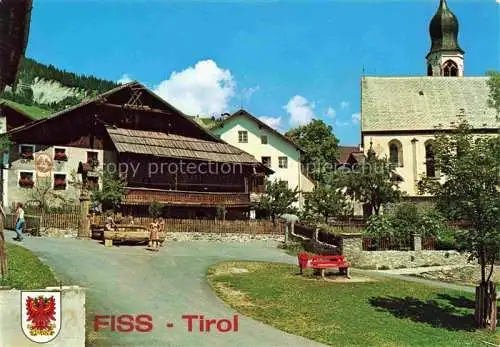 AK / Ansichtskarte  Fiss Tirol AT Ortsmotiv mit Kirche