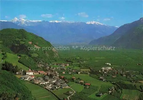 AK / Ansichtskarte  Nals Nalles Suedtirol IT Panorama Etschtal Blick auf Meran und Texelgruppe