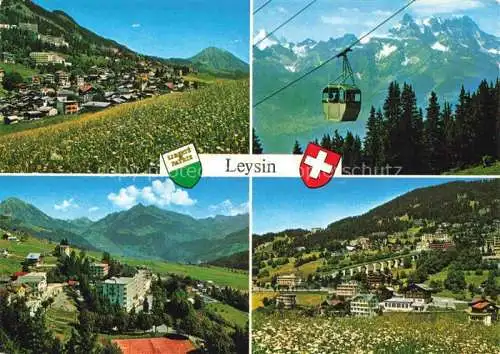 AK / Ansichtskarte  Leysin VD Landschaftspanorama im Sommer Bergbahn Alpen