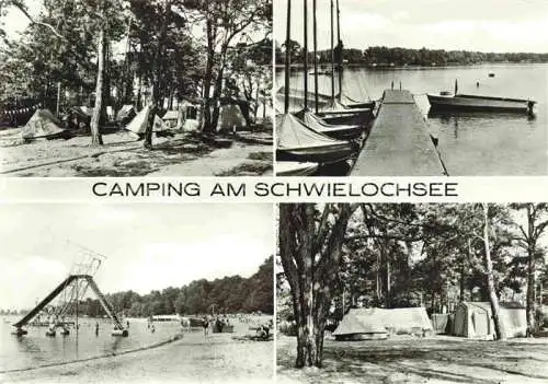 AK / Ansichtskarte  Schwielochsee Schwielochsee Camping am See Strand