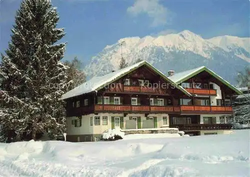 AK / Ansichtskarte  OBERSTDORF Gaestehaus Pension Haus Joachim Wintersportplatz Alpen