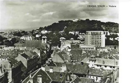 AK / Ansichtskarte  Orasul Stalin Brasov Kronstadt RO Panorama