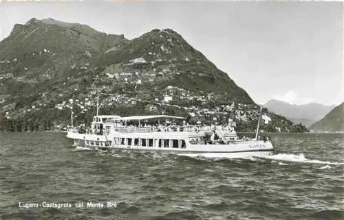 AK / Ansichtskarte  Castagnola Lago di Lugano e Col Monte Bre