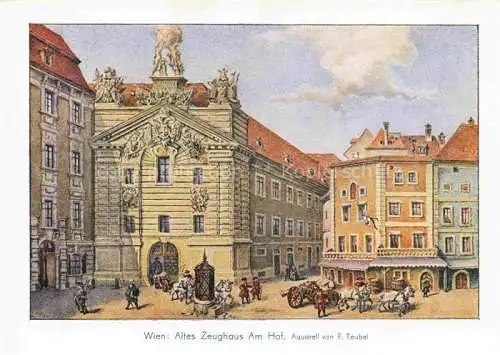 AK / Ansichtskarte  WIEN AT Altes Zeughaus Am Hof Aquarell