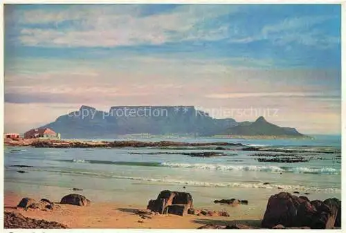 AK / Ansichtskarte  Southafrica Suedafrika RSA Famous Backdrop Table Mountain from Blaauberg Strand