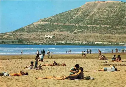 AK / Ansichtskarte  Agadir Maroc Vue sur la plage