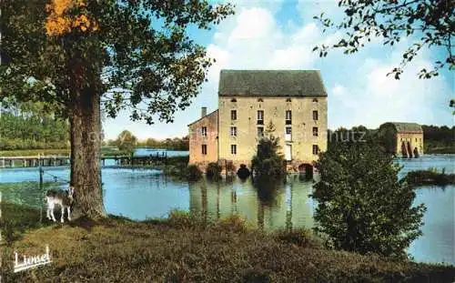 AK / Ansichtskarte  Pince La Fleche 72 Sarthe Les Moulins de Beffes sur la Sarthe vus de l'écluse