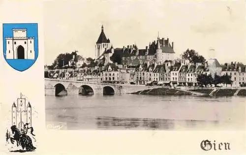 AK / Ansichtskarte  Gien 45 Loiret Château Collection Les Châteaux de la Loire