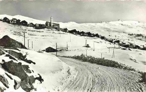 AK / Ansichtskarte  Saint-Veran Briancon 05 Hautes-Alpes Vue générale des grandes Alpes en hiver Montagne de Beauregard