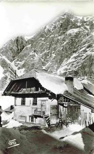 AK / Ansichtskarte  Crevoux 1619m Gap 05 Hautes-Alpes Maison de la colonie de vacances Le Brunel en hiver