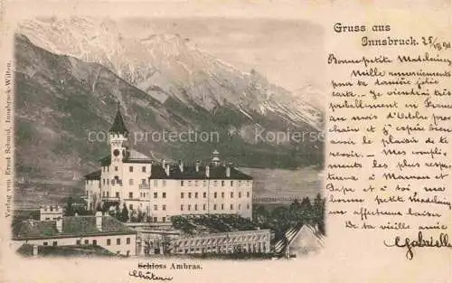 AK / Ansichtskarte  INNSBRUCK Tirol AT Schloss Ambras
